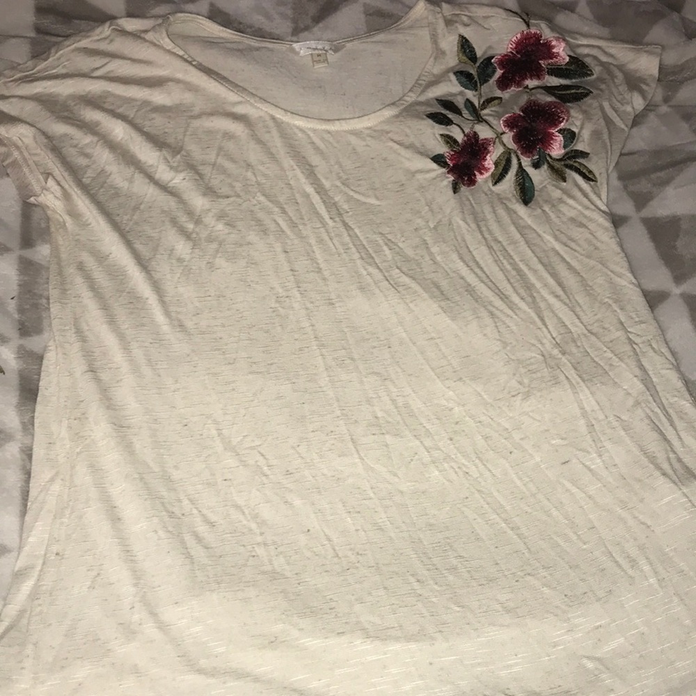 Floral embroidered blouse